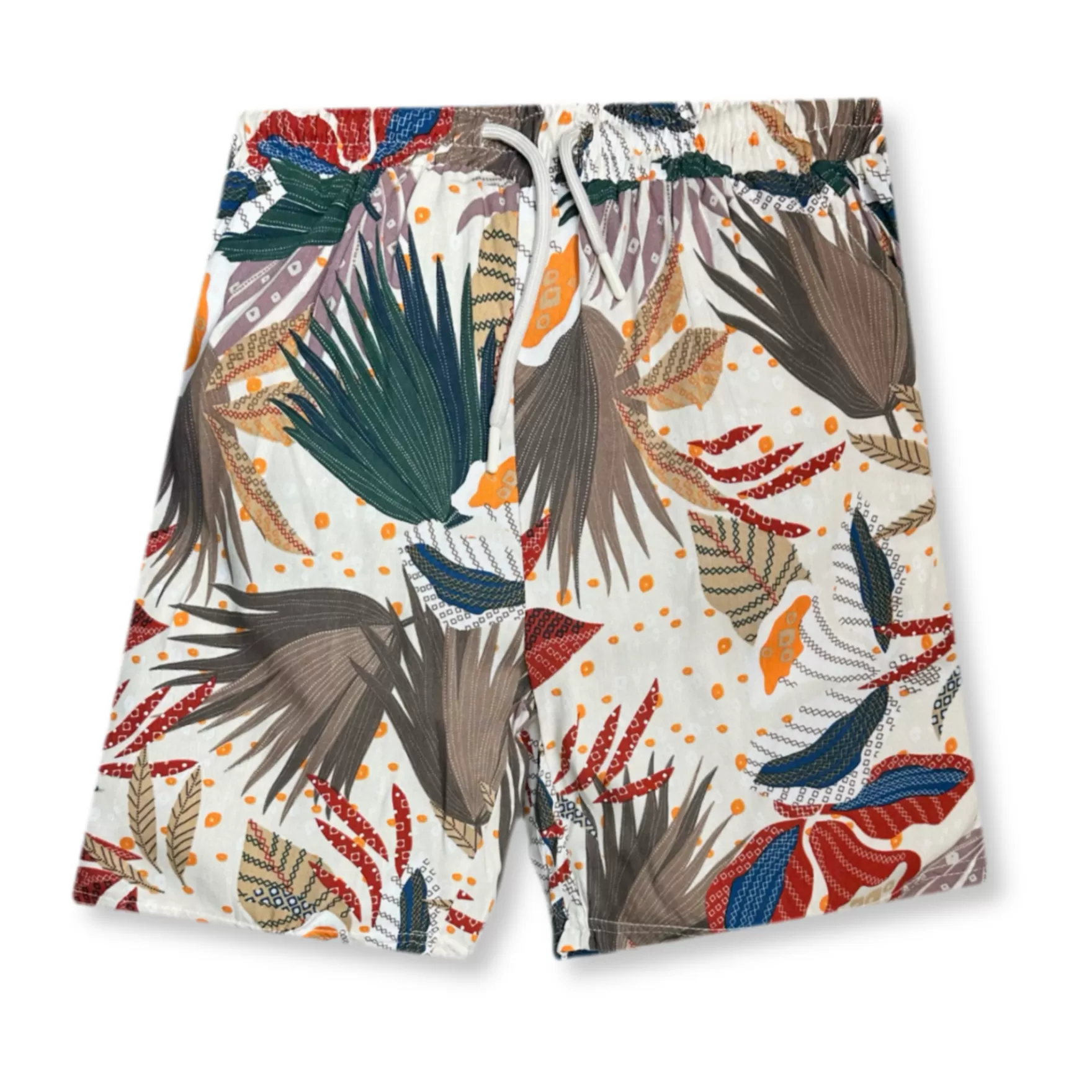 New Edition Fashion Pants | Shorts-Tempest Tropical Drawstring Shorts Ecru