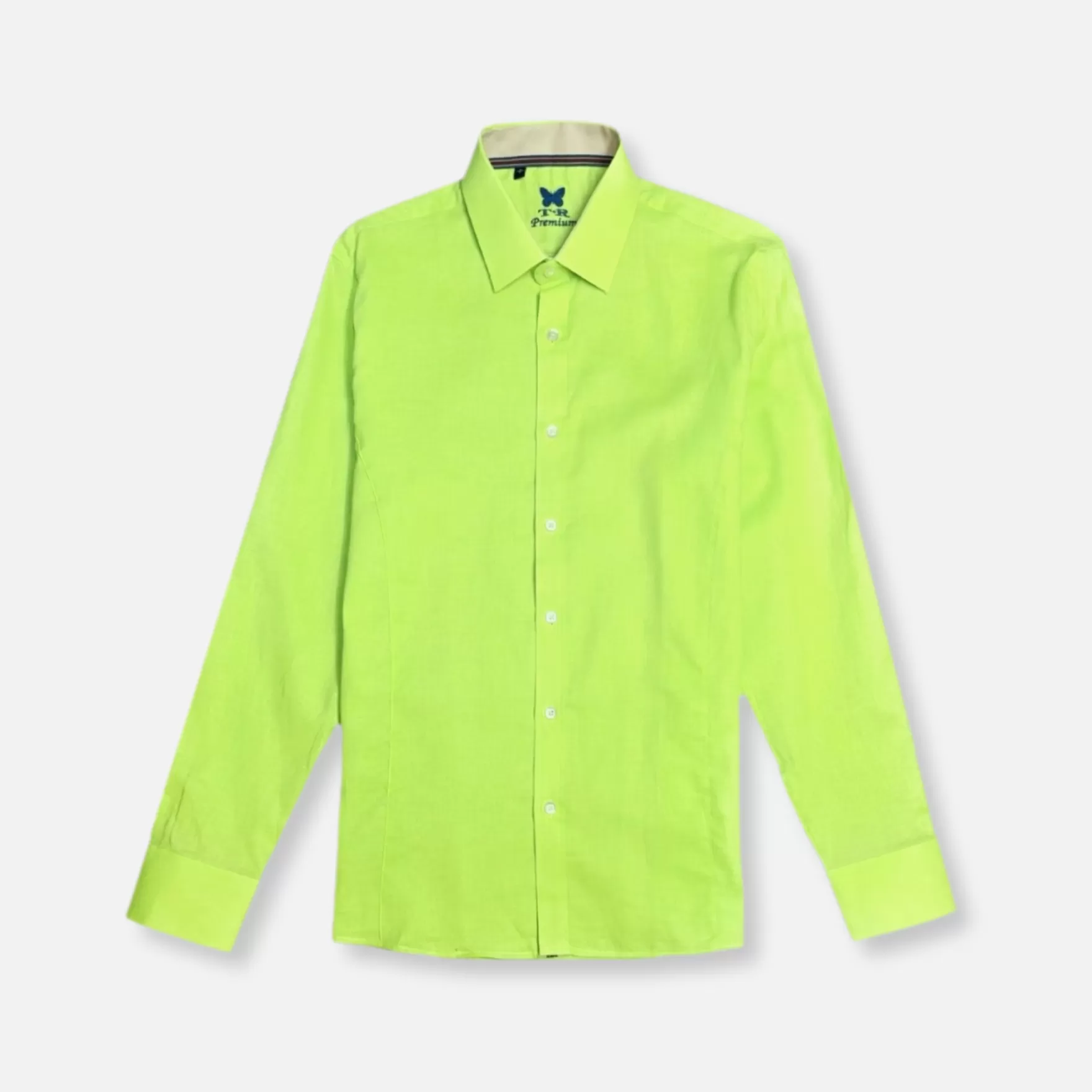 New Edition Fashion Button Downs-Toledo Button Down Linen Shirt Lime