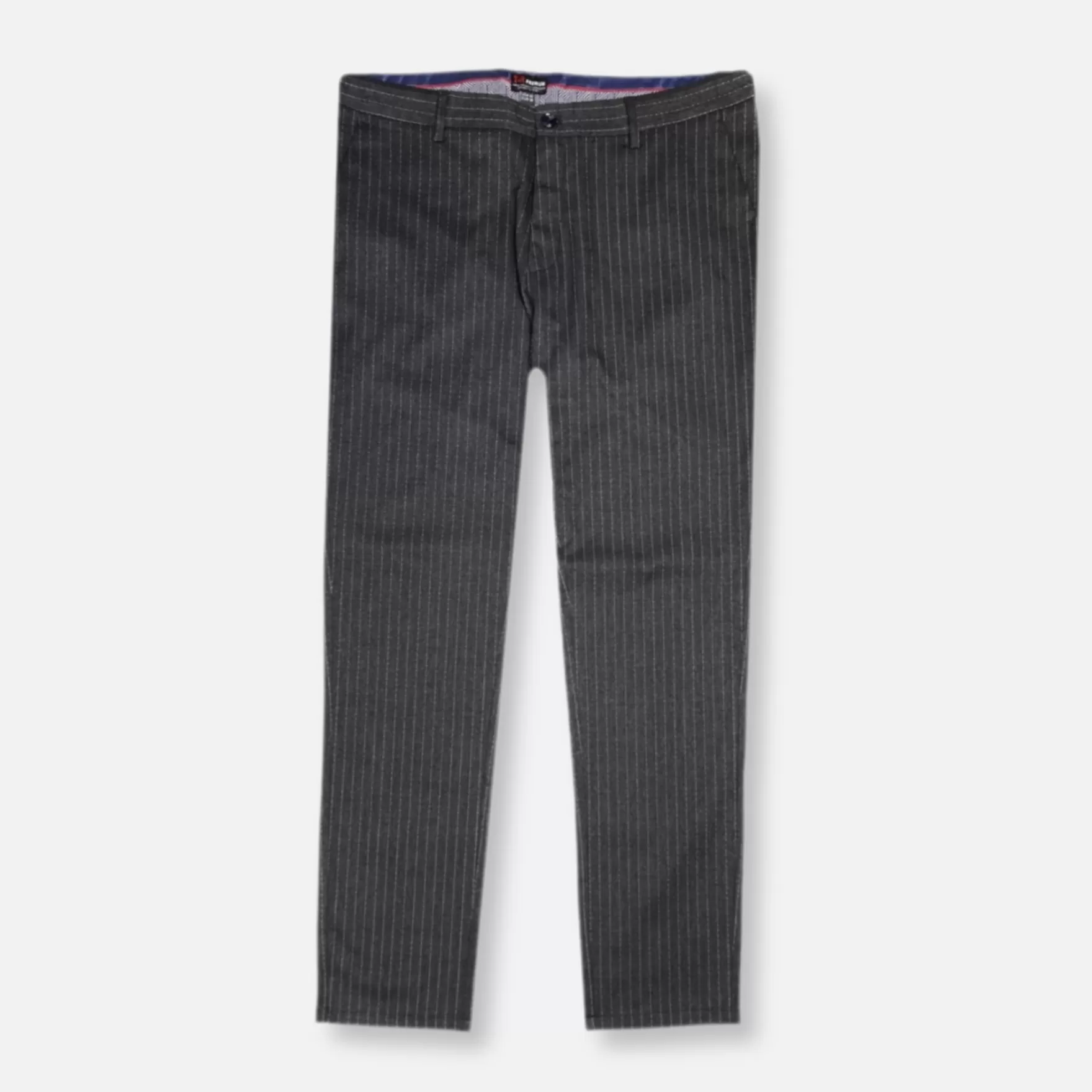 New Edition Fashion Dress Pants | Pants-Troy Slim Fit Pinstripe Pants Charcoal