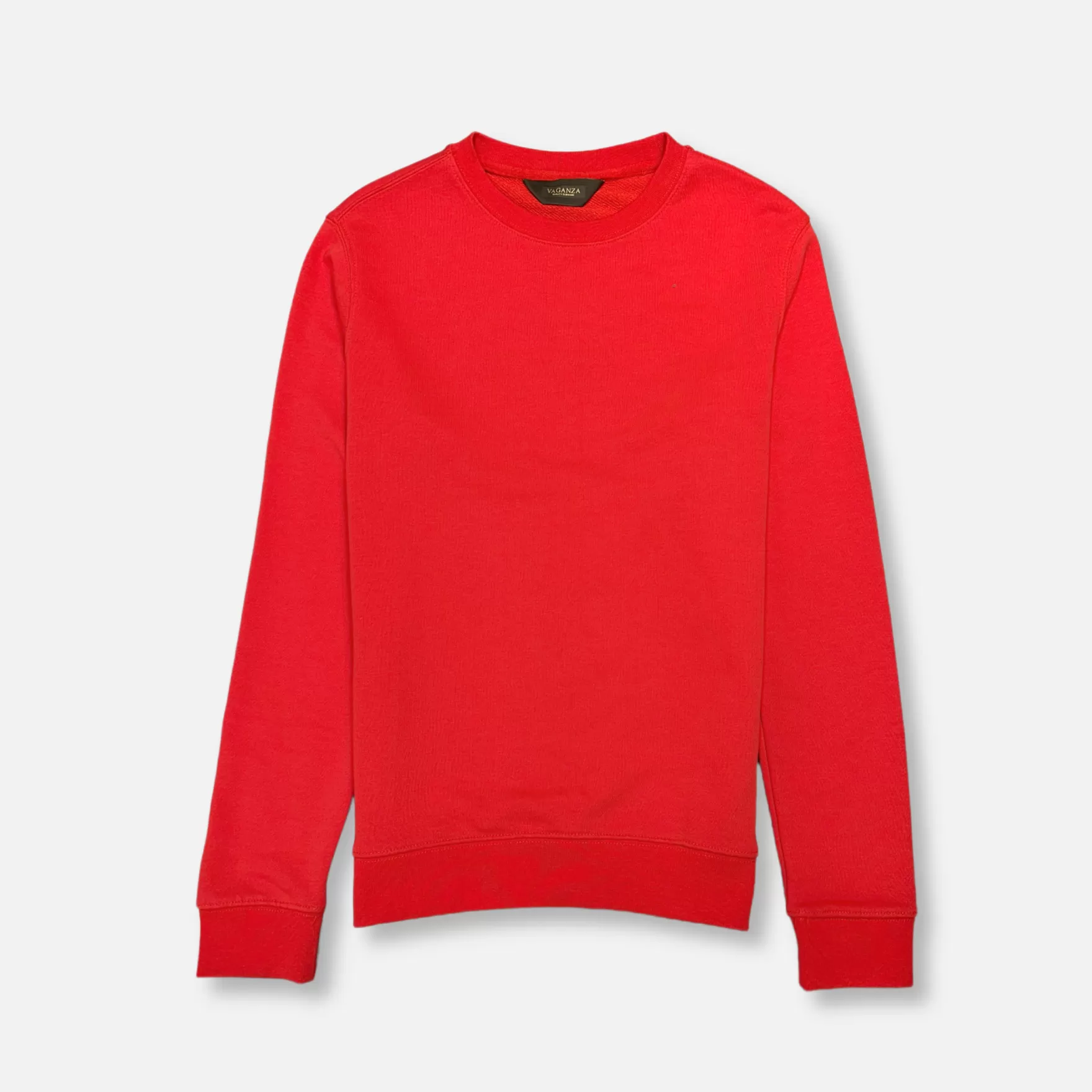 New Edition Fashion Sweaters-Vargas Solid Sweatshirt Red