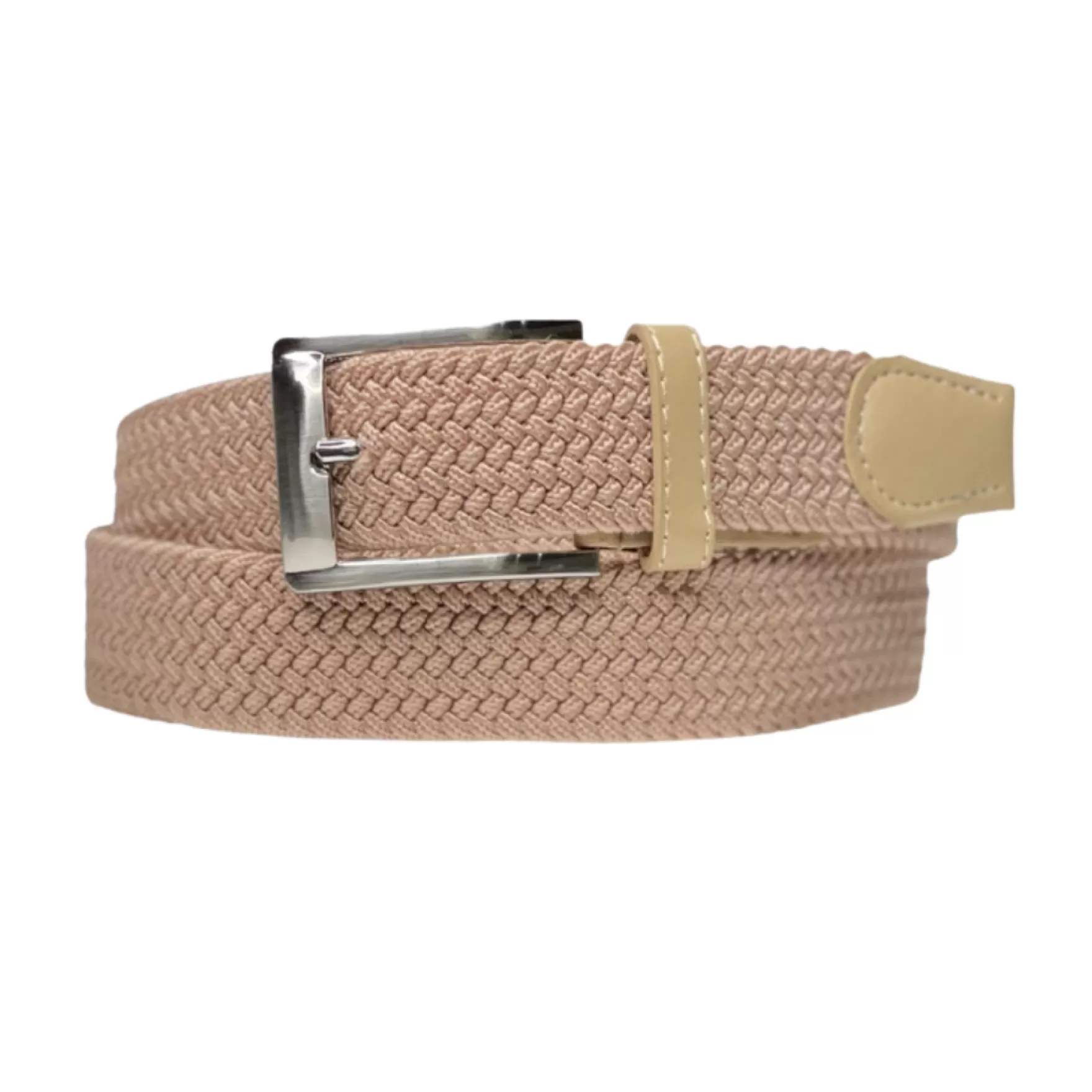 New Edition Fashion Belts-Vartan Braided Belt Beige