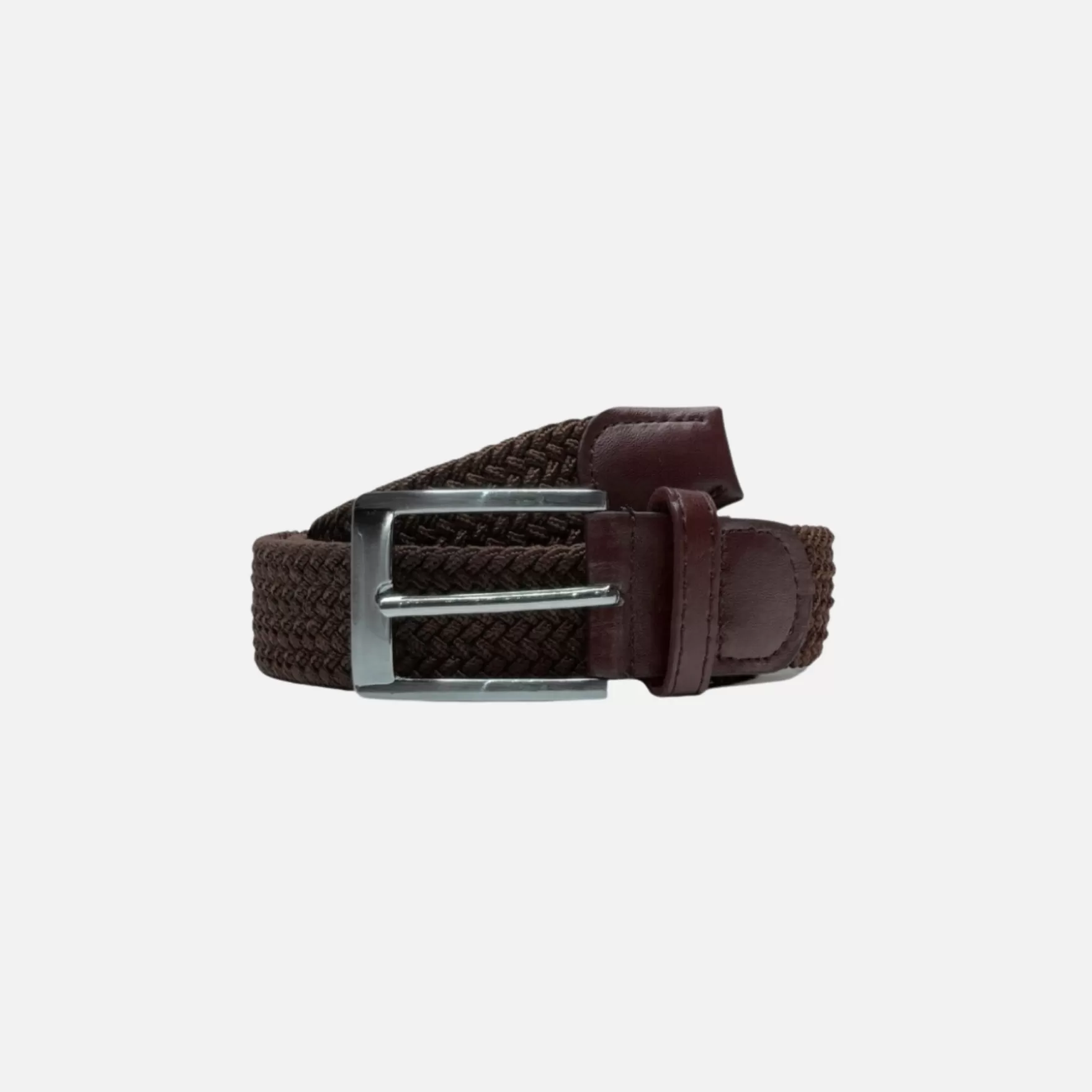 New Edition Fashion Belts-Vartan Braided Belt Brown