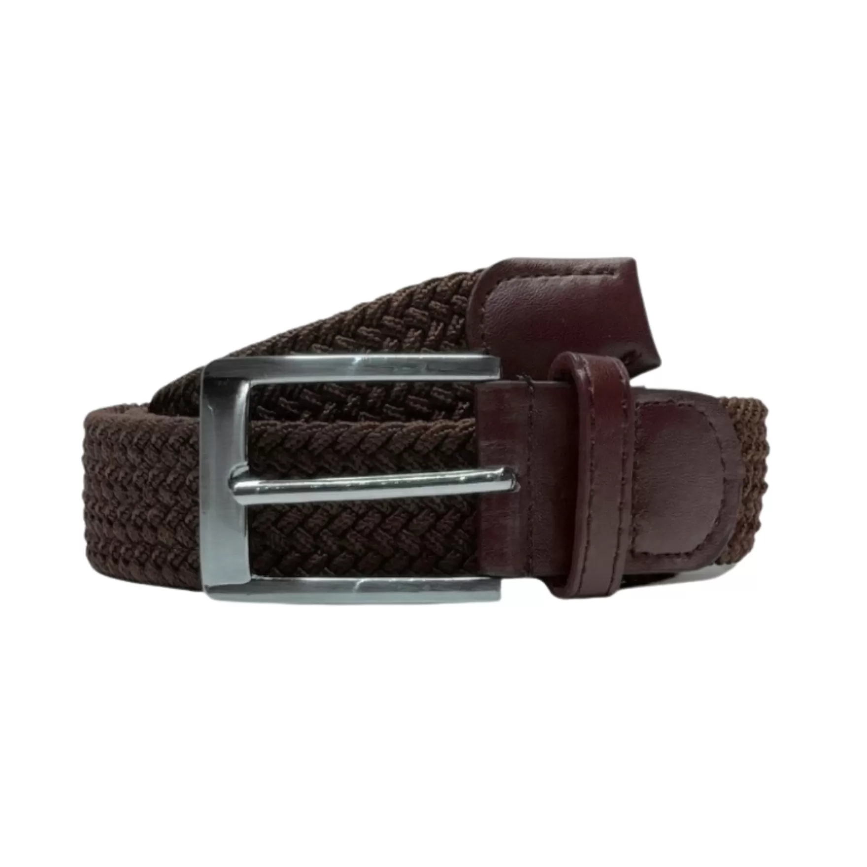 New Edition Fashion Belts-Vartan Braided Belt Brown