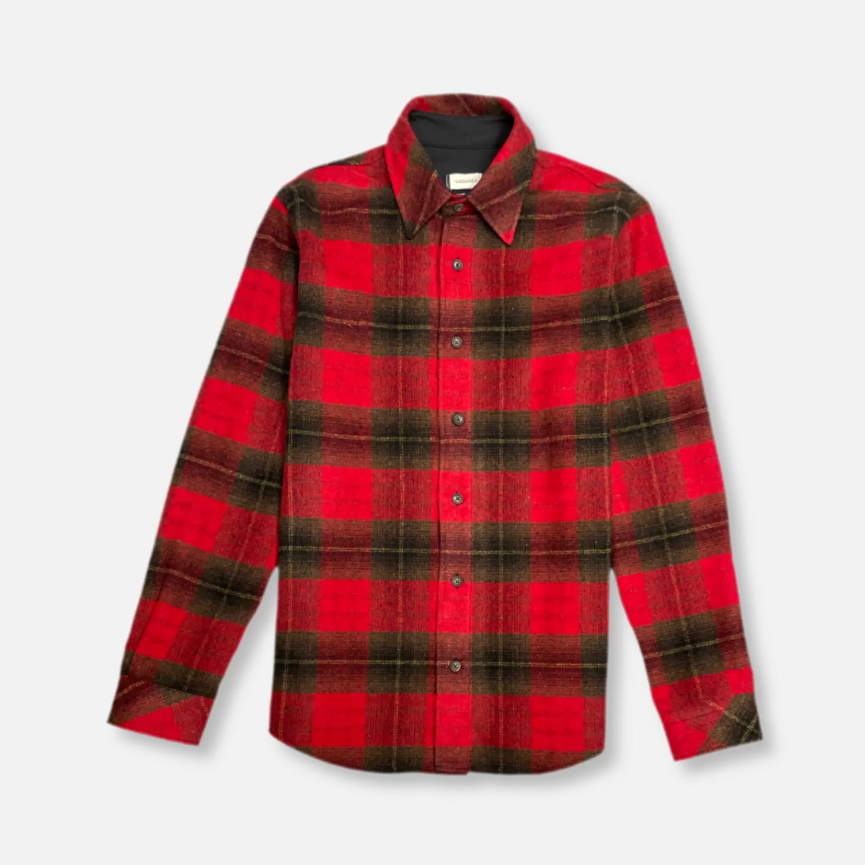 New Edition Fashion Button Downs-Vogel Plaid Flannel Shirt Red