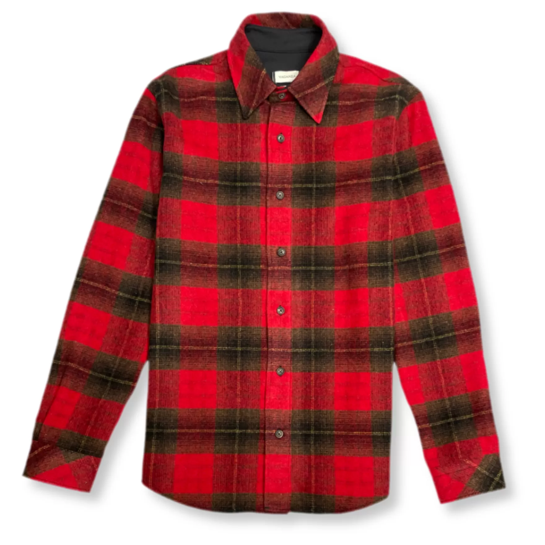 New Edition Fashion Button Downs-Vogel Plaid Flannel Shirt Red