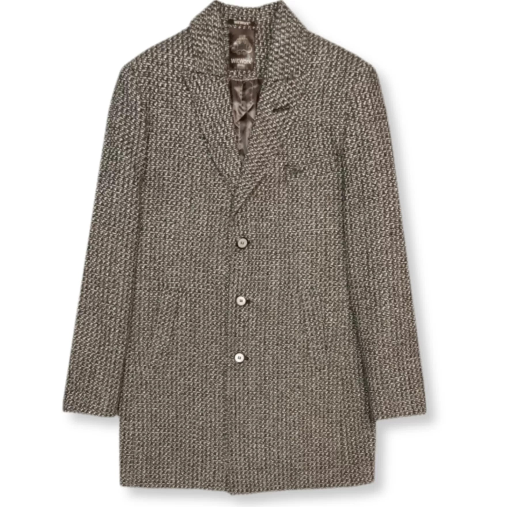 New Edition Fashion Coats & Outerwear-Wakefield Tweed Overcoat Brown