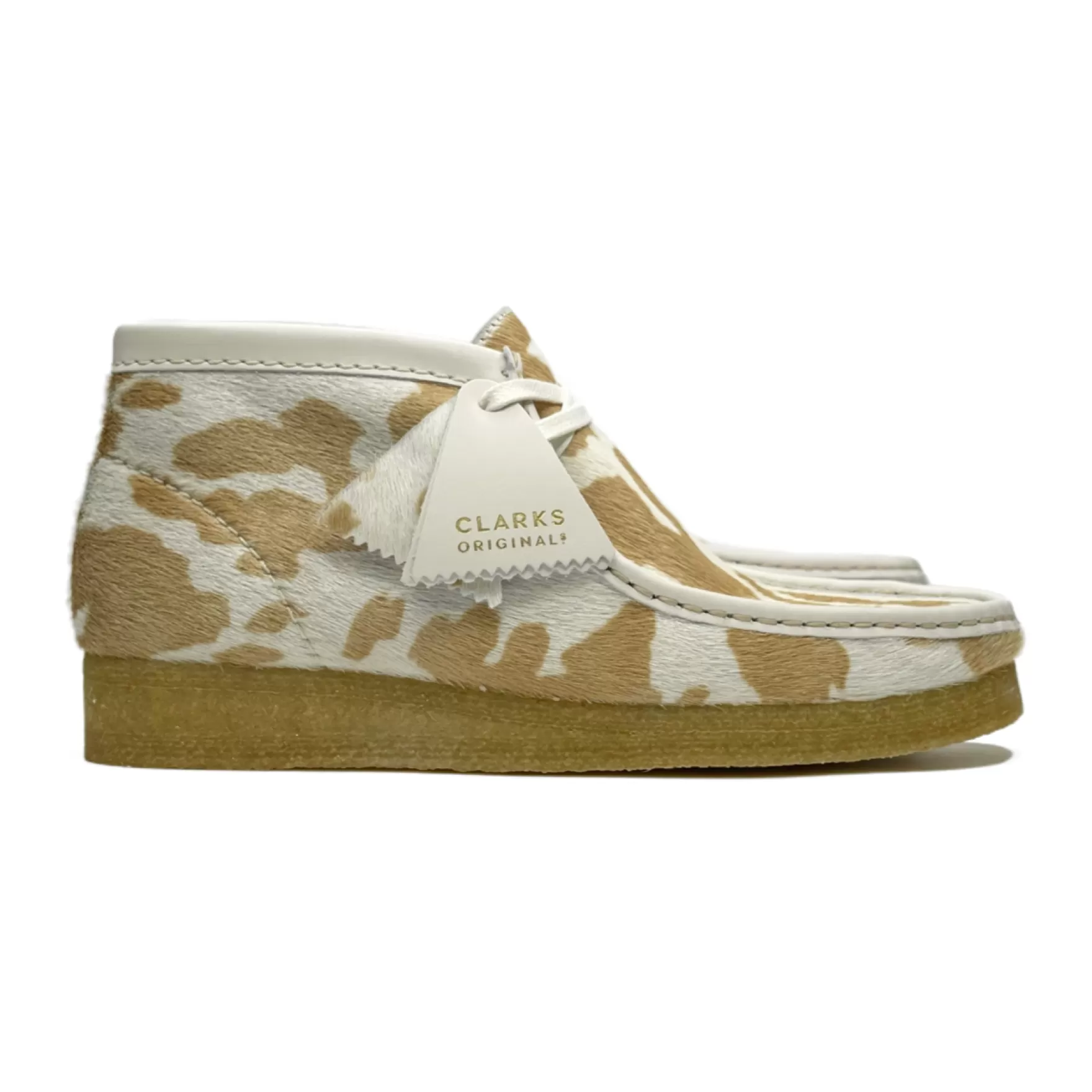 New Edition Fashion WOMEN-Wallabee Boot (Women's) Tan Cow Print