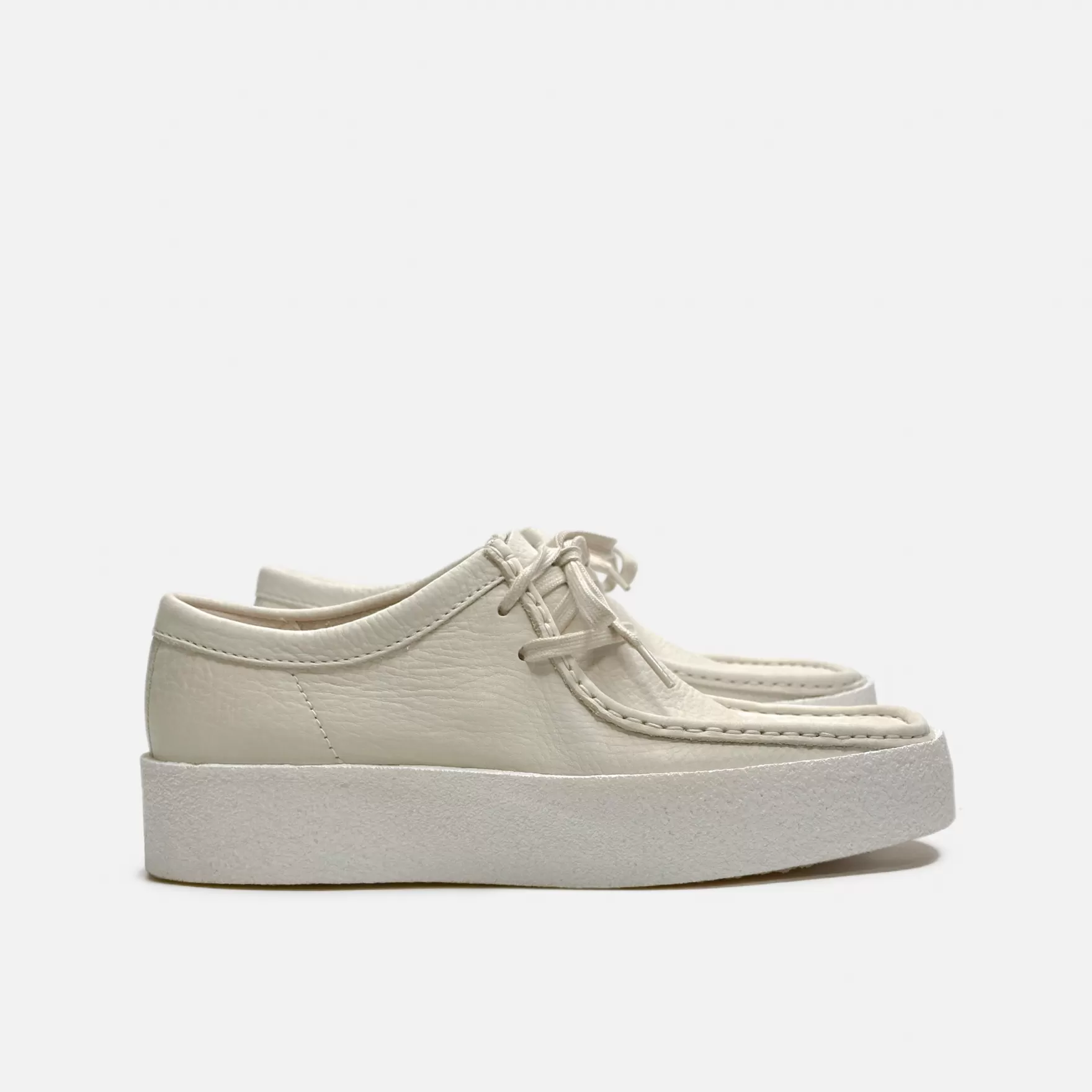 New Edition Fashion Boots | Casual Shoes-Wallabee Cup White