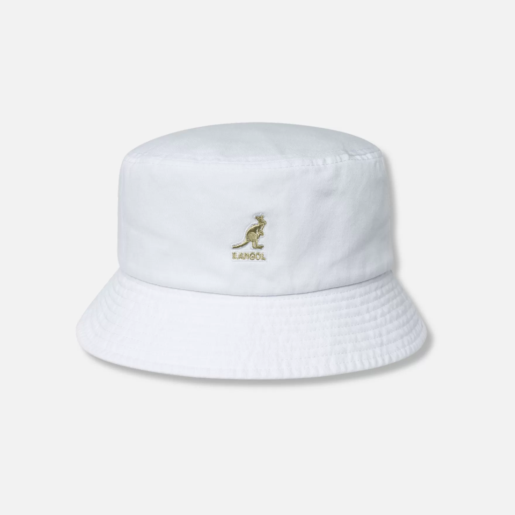 New Edition Fashion Hats-Washed Bucket Hat White