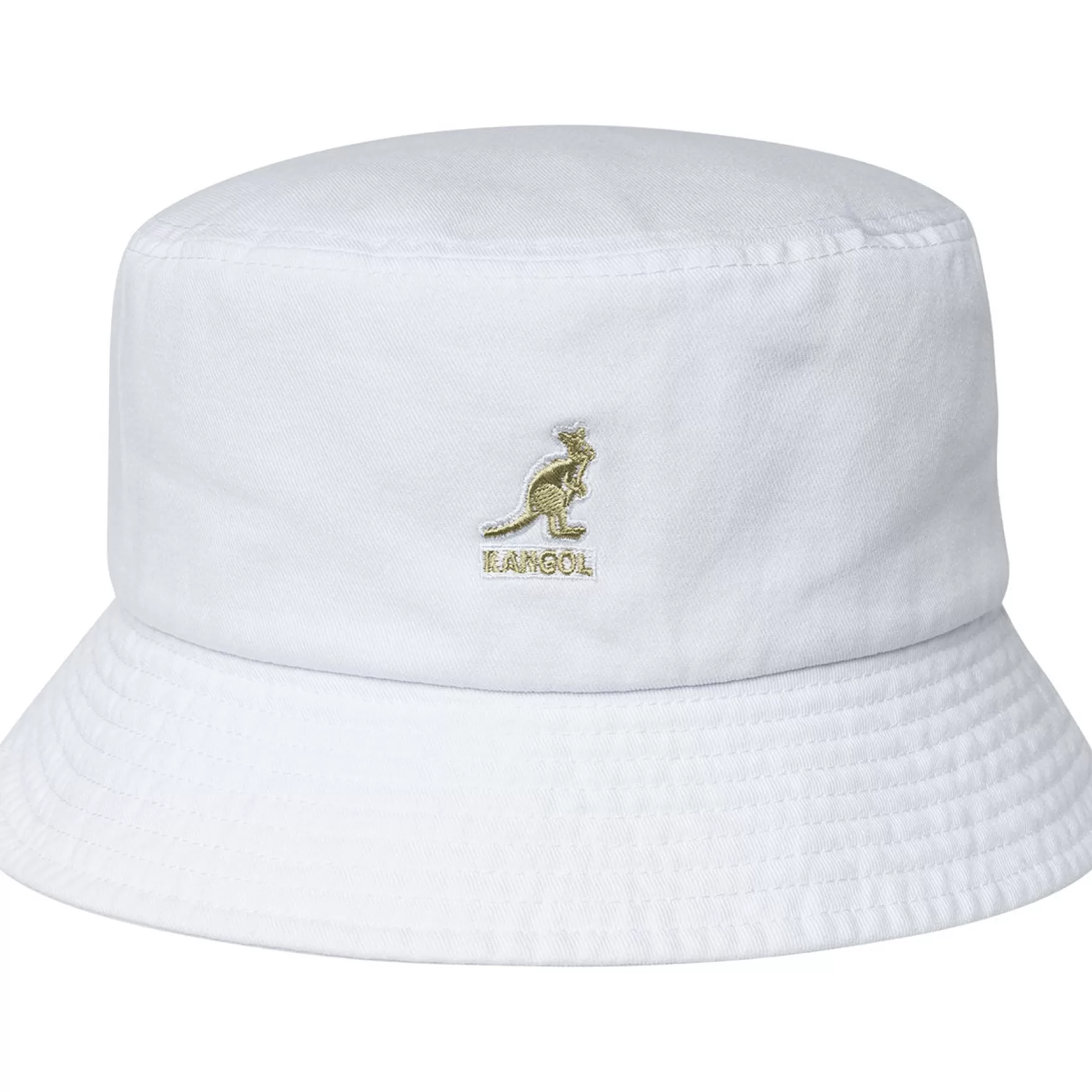 New Edition Fashion Hats-Washed Bucket Hat White