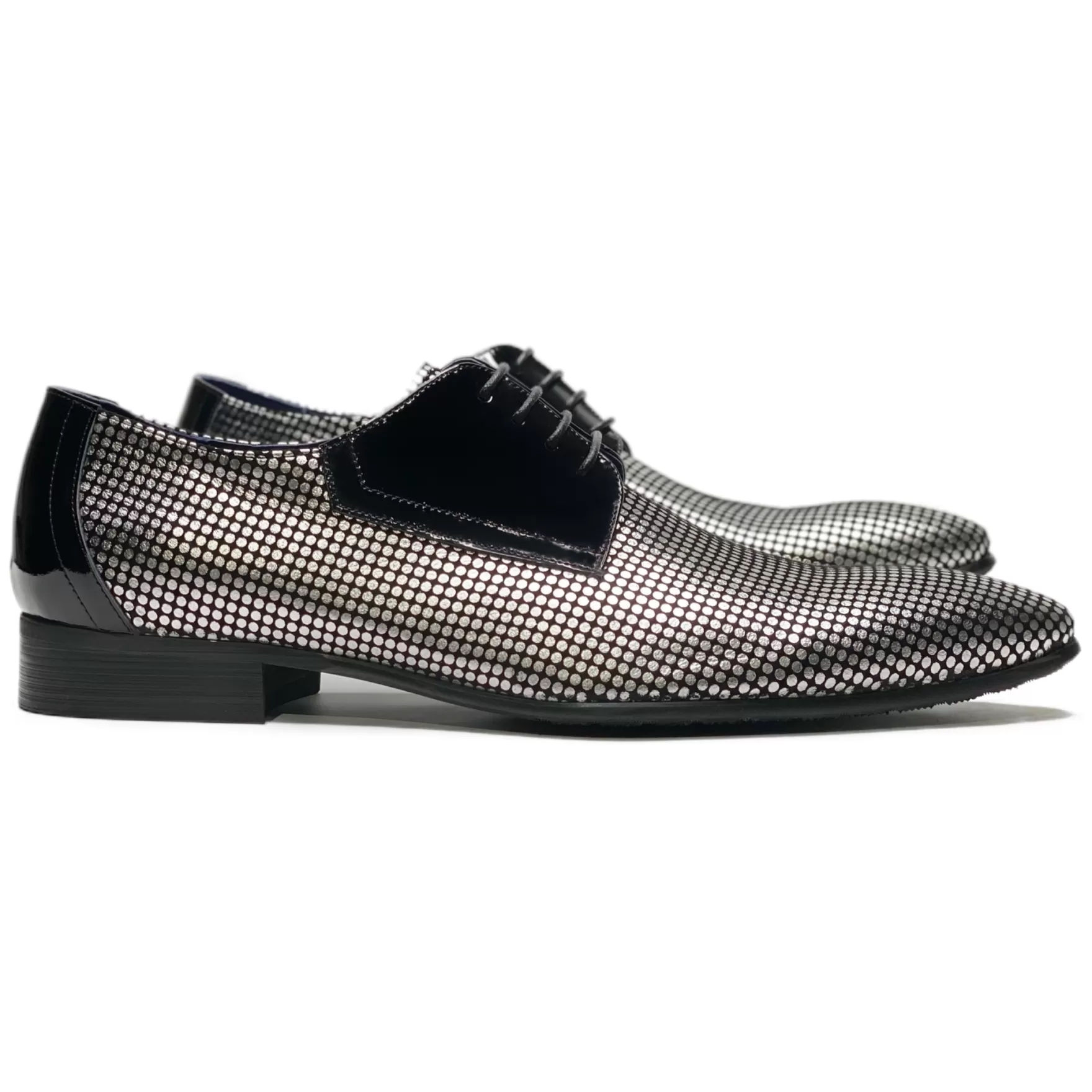 New Edition Fashion Formal Shoes-Zaphar Dot Derby Dress Shoes Medium