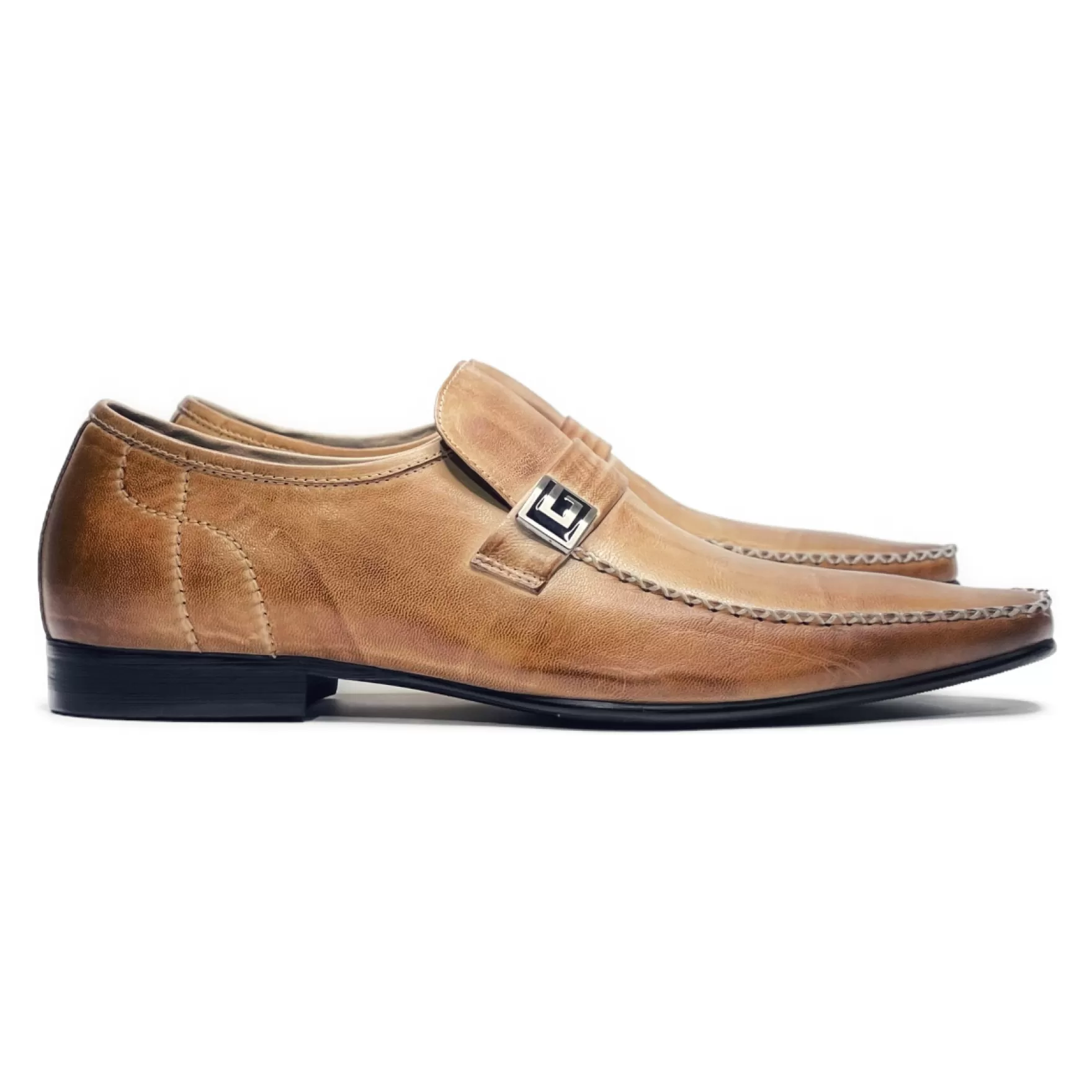 New Edition Fashion Formal Shoes | Loafers & Slip Ons-Zundel Metal Vamp Loafers Medium